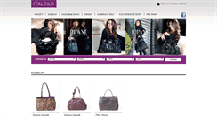 Desktop Screenshot of italsilk.sk