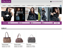 Tablet Screenshot of italsilk.sk
